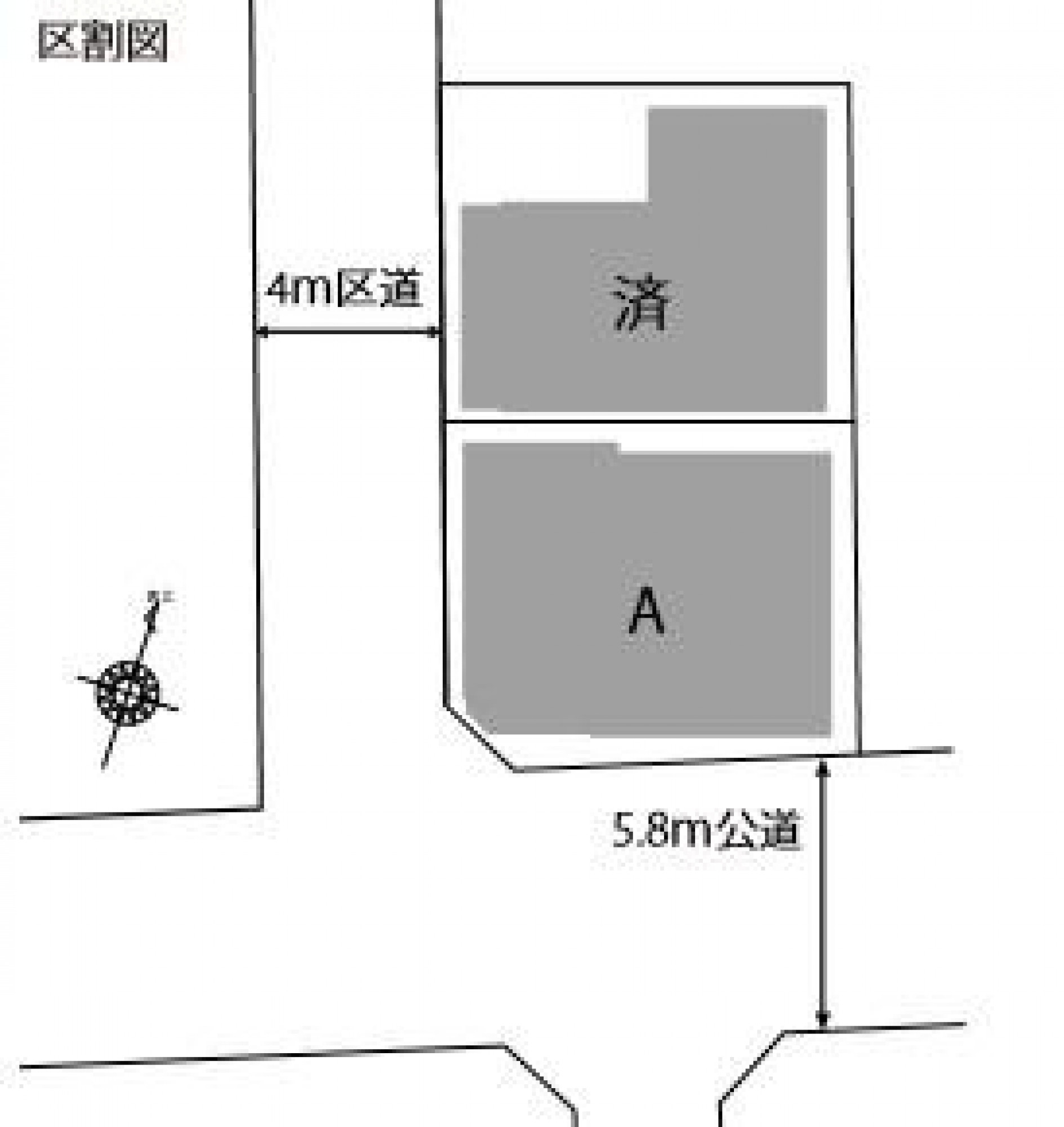 板橋区小茂根4丁目 区割り