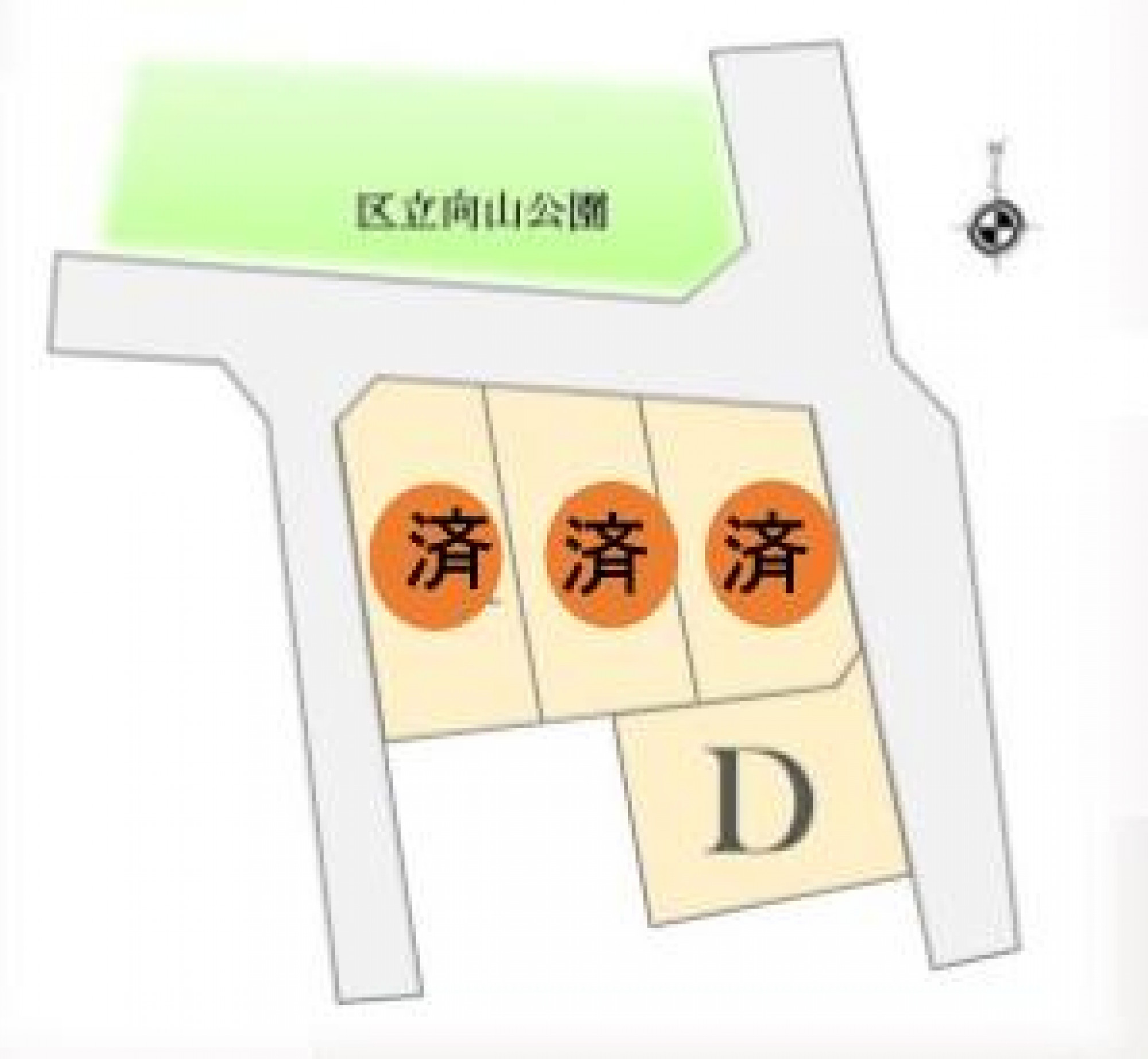 世田谷区桜上水3丁目 区割り