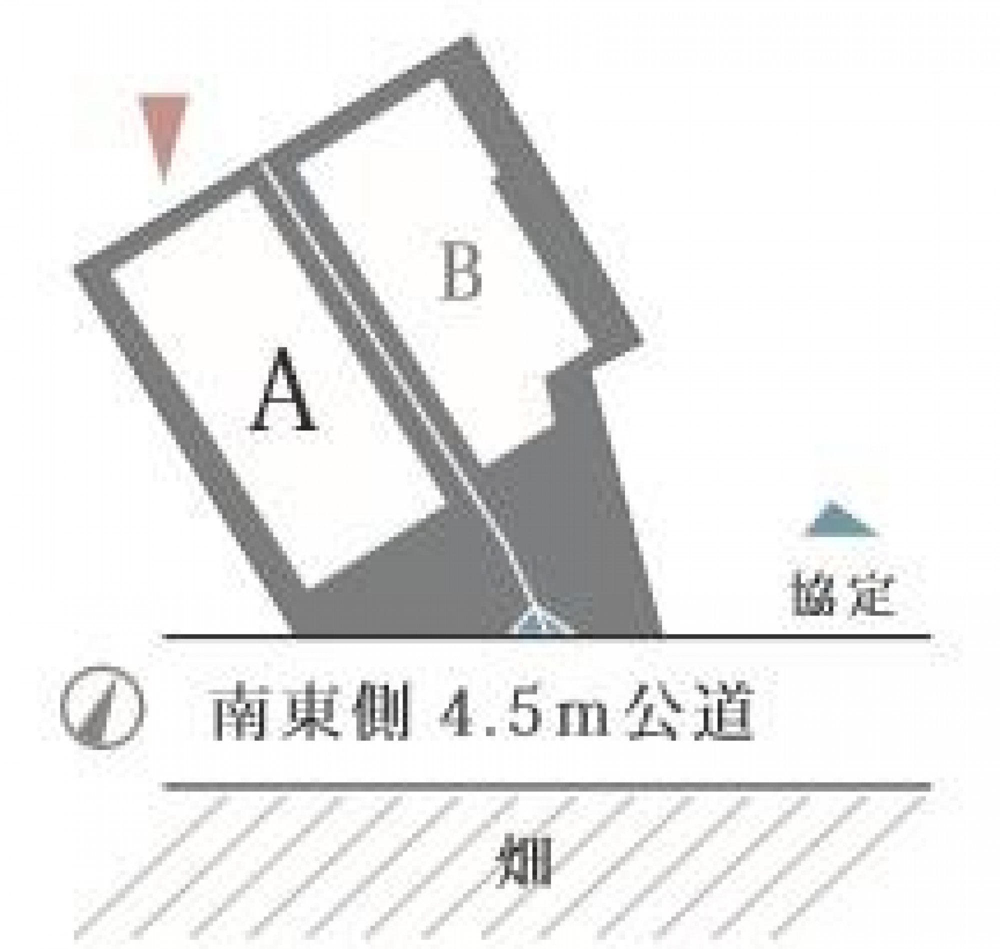 世田谷区宮坂1丁目 A 区割り