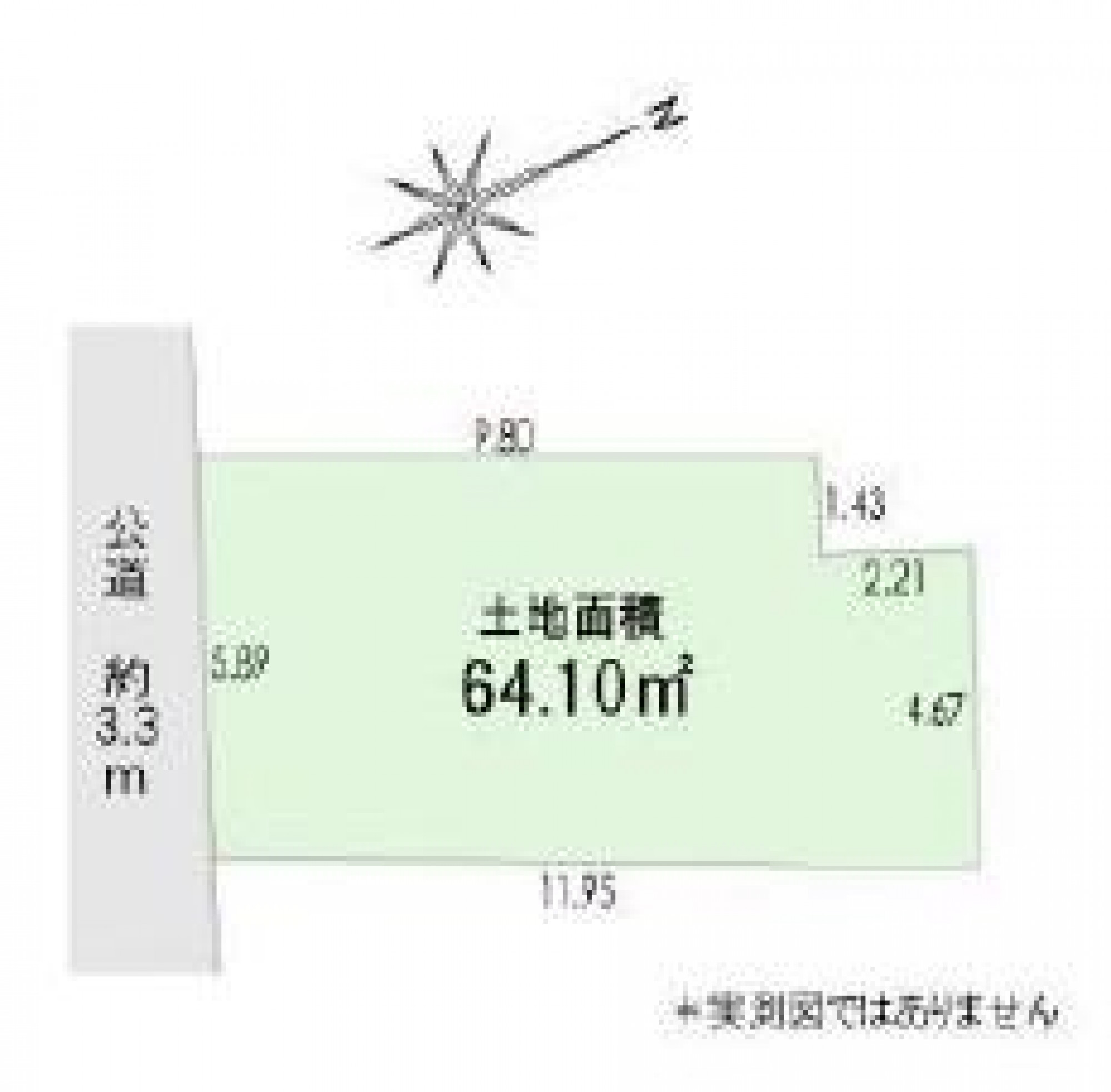 北区上中里2丁目 区画